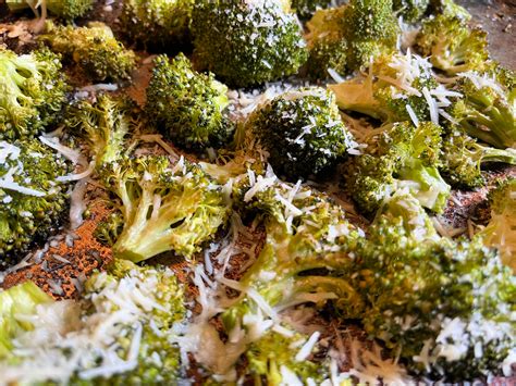 Oven Roasted Parmesan Broccoli Frugal Cooking With Friends