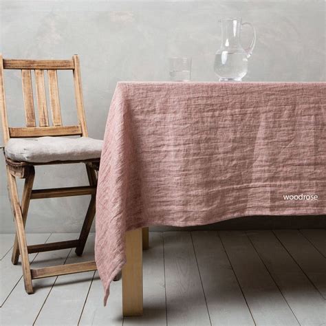 Linen Tablecloth Linen Table Cloth In Graphite Table Etsy