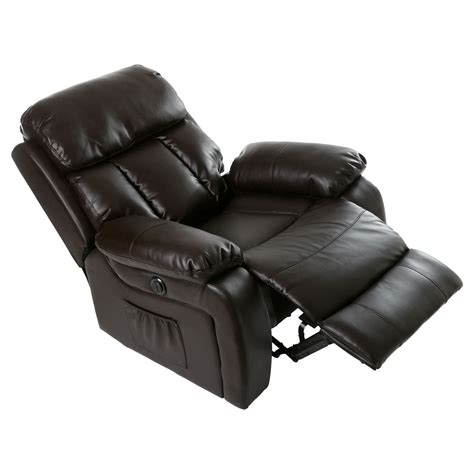 Execution by electrocution, performed using an electric chair, is a method of execution originating (and almost exclusively employed) in the united states in which the condemned person is strapped to. CHESTER ELECTRIC HEATED LEATHER MASSAGE RECLINER CHAIR ...