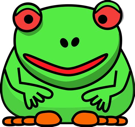 Frog Clip Art Image Vector Graphics Cartoon Frog Clipart Transparent