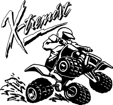 Four Wheeler Coloring Pages At Free Printable