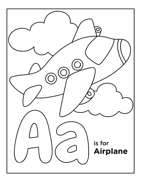 Printable Alphabet Colouring Pages