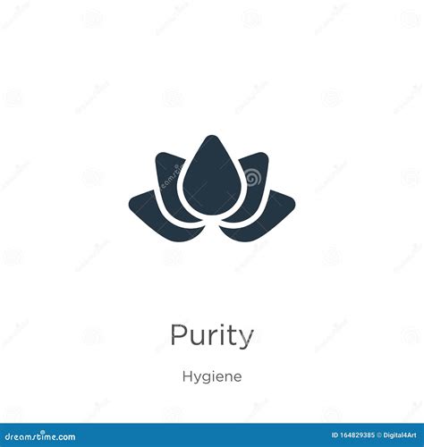 Purity Icon Vector Trendy Flat Purity Icon From Hygiene Collection