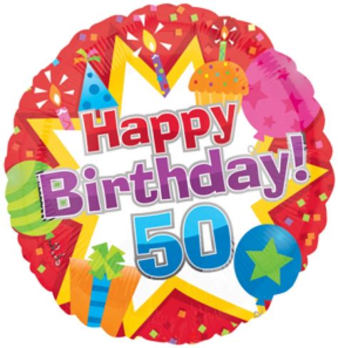 Happy 50th Birthday Wishes Clip Art Library