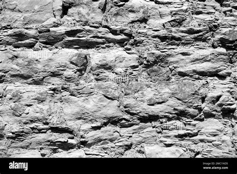 Stone Wall Wallpaper Black And White North Rhine Westphalia Germany