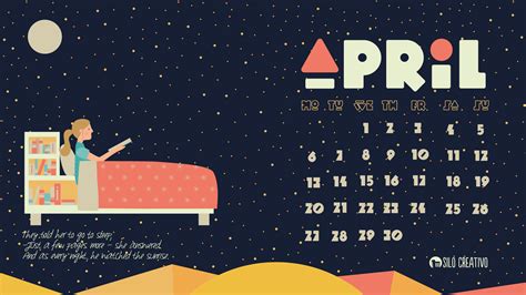 Downloadable Calendar April 2015 • Silo Creativo