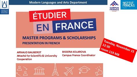 Masters Programs And Scholarships In France Aubg