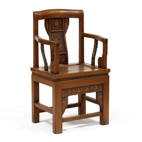 Antique Chinese Inlaid Armchair Lot 112 April Gallery Auctionapr 13