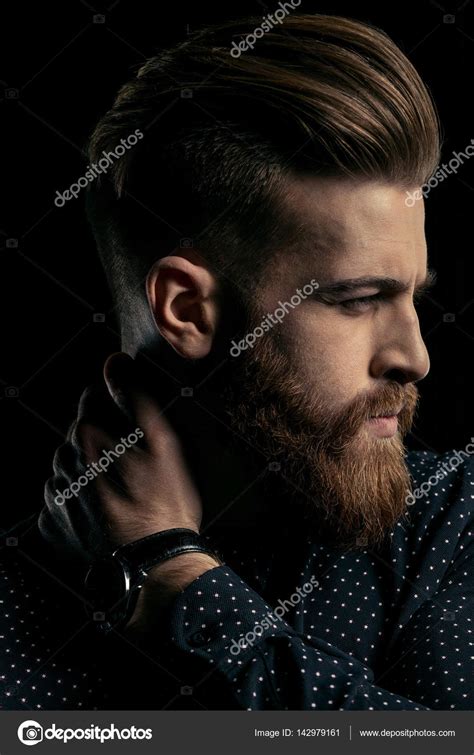 Handsome Bearded Man — Stock Photo © Vikaovcharenko 142979161