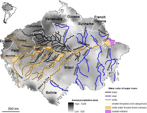 A Classification Of The Major Habitats Of Amazonian Black Water River