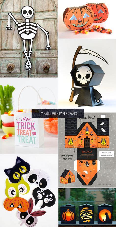 A Roundup Of Fun And Spooky Diy Halloween Paper Decoration And Party