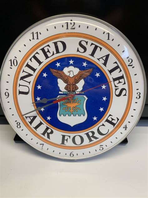 Vintage Us Air Force Wall Clock 1275 Ebay