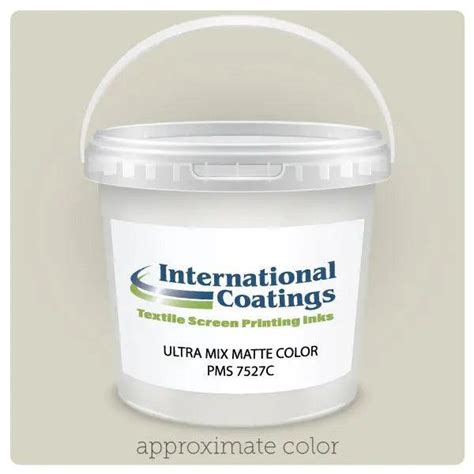 International Coatings Pms 7527c Ultra Mix Matte Plastisol Ink — Spsi Inc
