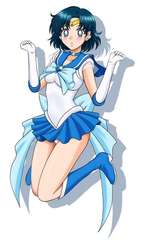 Mizuno Ami Sailor Mercury And Super Sailor Mercury Bishoujo Senshi