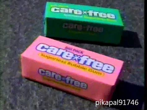 Carefree Gum Commercial 1988 Youtube
