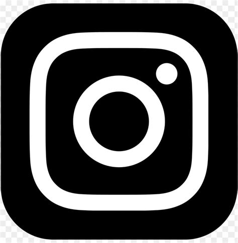 Logo Instagram Noir Png Transparent With Clear Background Id 100845