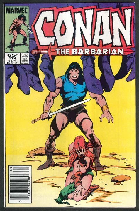 Conan The Barbarian 174 Marvel Comic Book 9 1985