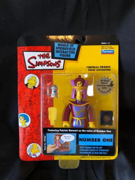 Rarethe Simpsons Number One Action Figure Wos Moc Series 12 Toy Intelli Tronic N 2450 Picclick