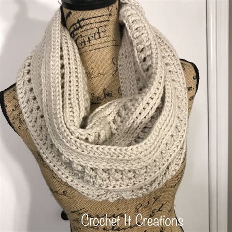 Free Ana Infinity Scarf Crochet Pattern By Crochet It Creations