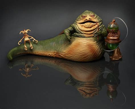 Star Wars Jabba The Hutt And Salacious Crumb Figure 2014