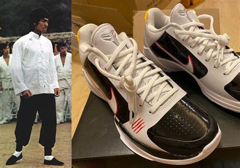 Nike Kobe Protro Bruce Lee Blanc Noir Sneakernews Com Crumpe