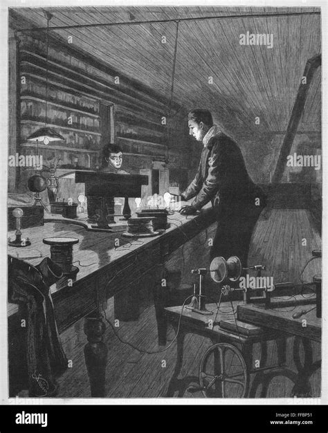 Thomas Alva Edison N1847 1931 American Inventor Edison In His