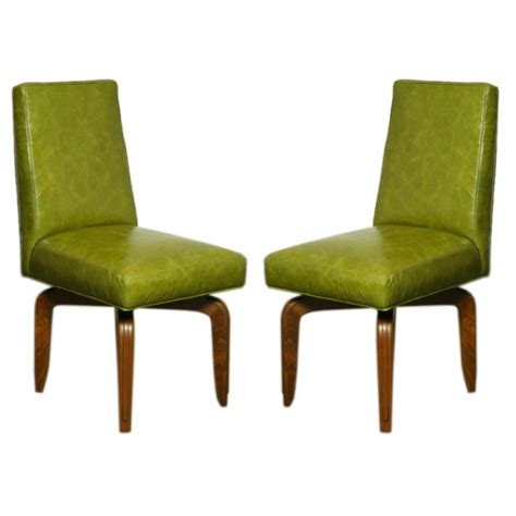 Green Leather Dining Chairs Home Furniture Design