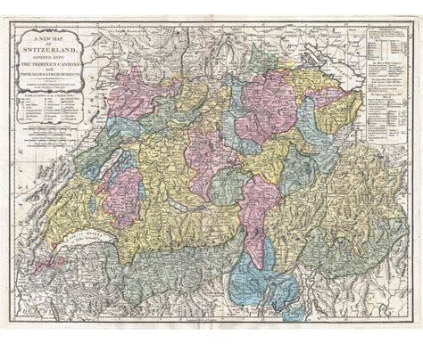 The gps coordinates of switzerland is 46° 49´ 5.4768'' n and 8° 13´ 39.0432'' e. Maps of Switzerland | Collection of maps of Switzerland | Europe | Mapsland | Maps of the World