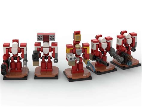 Lego Moc Warhammer 40k Space Marine Terminator Squad By Meregt