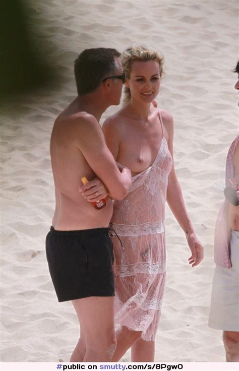 Laeticiahallyday Nude Beach Paprazzi Celebrity Topless Bush
