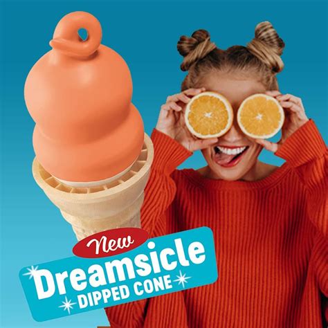 Dairy Queen Has Released Dreamsicle Dipped Cones And People Are Going Crazy