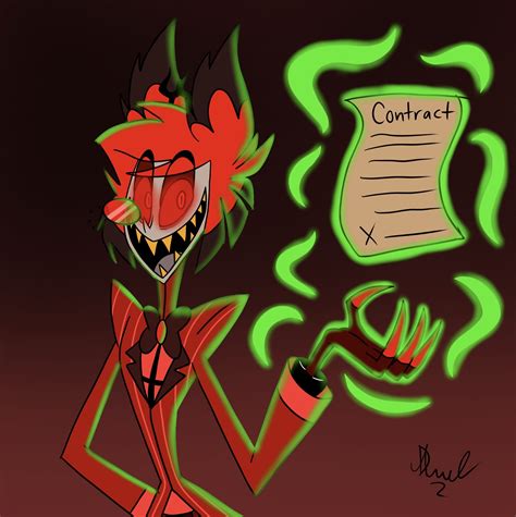 Make A Deal With Alastor By Fanartist2020 On Deviantart