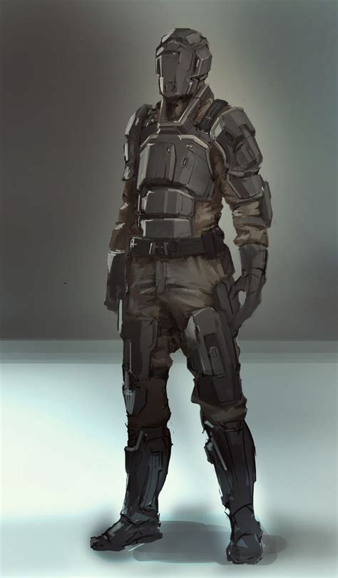 Sci Fi Light Armor By Kronso Cghub Sci Fi Armor Armor Concept Sci