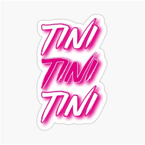 Tini Tini Tini Pink Sticker For Sale By Tinispieterse Redbubble