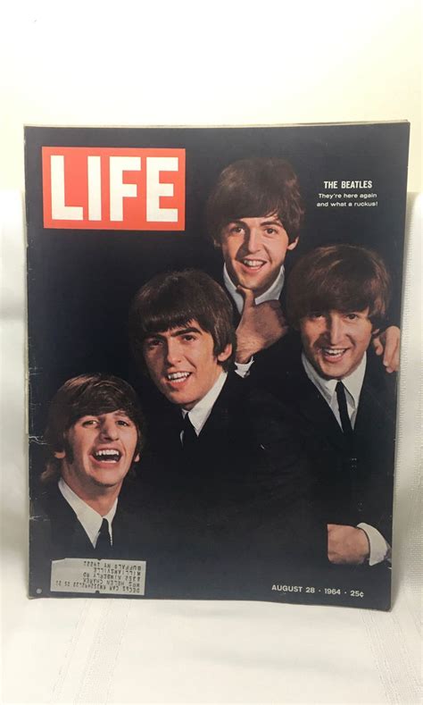 Life Magazine Aug 28 1964 Beatles Etsy The Beatles Life Magazine