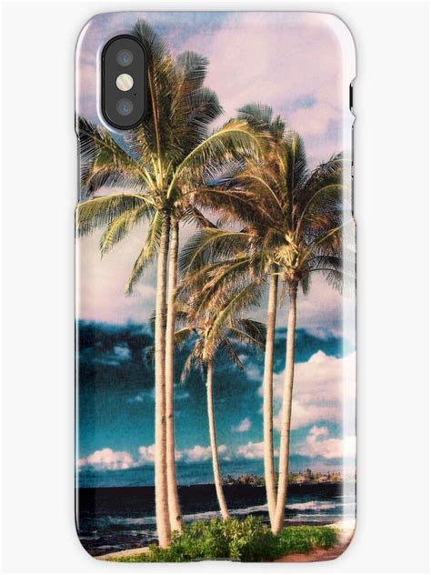 Tropical Retro Palm Tree Vintage Hawaiian Palms Iphone Cases And Covers