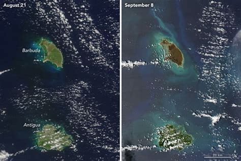 These Nasa Images Show Just How Hurricane Irma Drastically Changed The