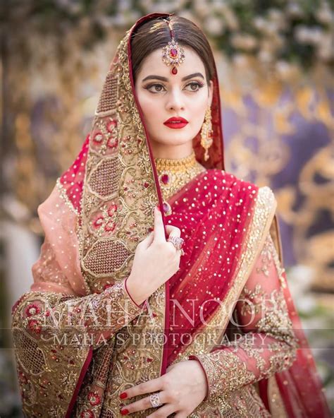 latest beautiful bridal photoshoot  minal khan