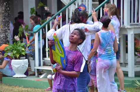 Vibrant Colours New Beginningsscenes Of Phagwah Celebrations In