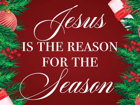 Jesus Is The Reason For The Season Christmas Yard Sign Jesus Sign