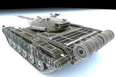 Tank T 72 3d Model By Spectra7
