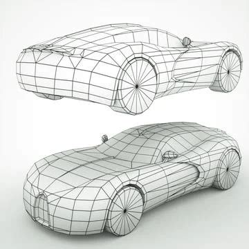 Bugatti Gangloff Concept D Model Pond