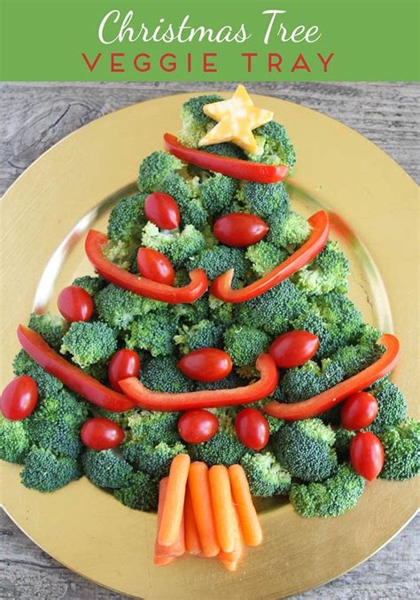 This Christmas Tree Veggie Tray Is Simple And Easy To Make And The