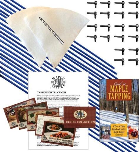 Deluxe Maple Tree Tapping Kit Book 20 Spiles And Tubes And Filters