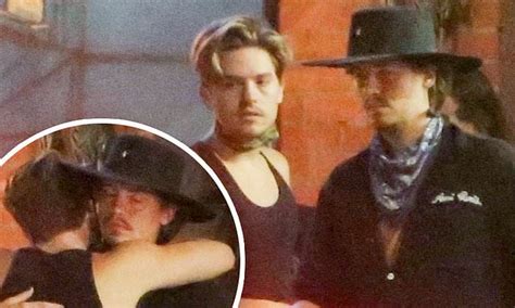 Dylan And Cole Sprouse Hug After A Night Out In La Daily Mail Online