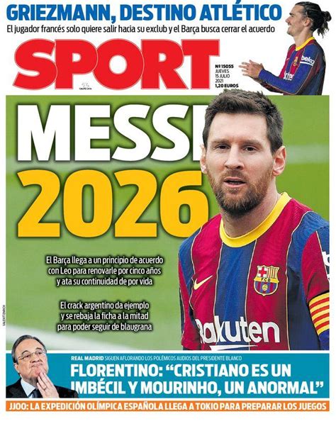 Portada Sport Messi 2026