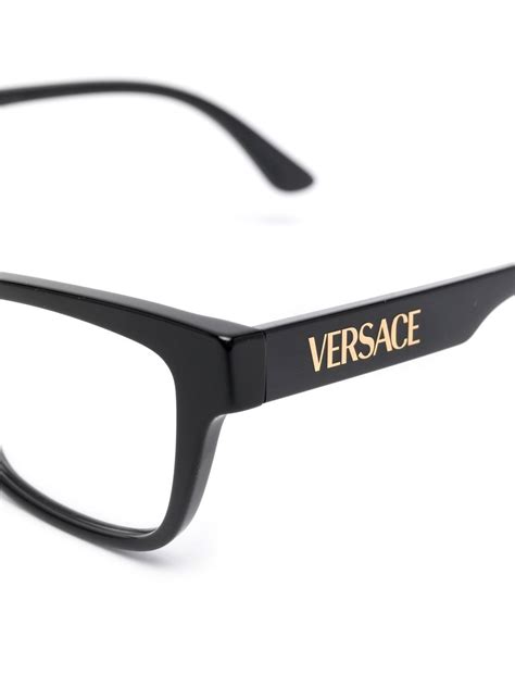 versace ve3316 black female eyeglasses modesens