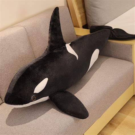 Aixini Realistic Stuffed Orca Killer Whale Floppy Plush Sea Animals