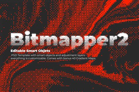 Bitmapper 2 Psd Template By Bbymedia Creative Market