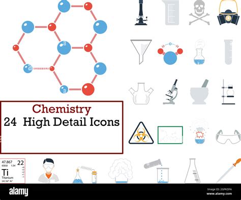 Chemistry Icon Set Stock Vector Image And Art Alamy